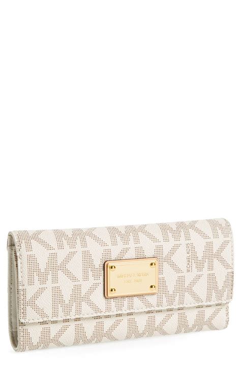 michael michael kors jet set signature checkbook wallet mulberry|Michael michael kors jet set checkbook wallet .